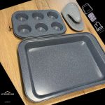 Сет тепсија, модла и силиконска ракавица - а4850