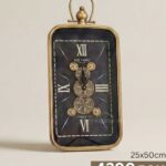 🕰️ Декоративен ѕиден часовник – Vintage Luxury Gear Design (25x50 cm) - A6288
