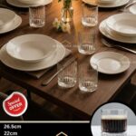 АРКОПАЛ КРУГ СЕТ 18 ПАРЧИЊА СО 6 СТАКЛЕНИ ЧАШИ